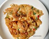 Foto langkah ke 4 dari resep Telur Dadar Bumbu Iris.