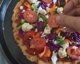 A picture of step 24 of Cauliflower thin crusted Pizza.