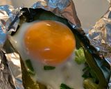 A picture of step 6 of Baked Bell Peppers Stuffed with Ground Pork and Runny Egg.