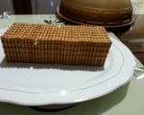 صورة لخطوة 2 من وصفة بسكوت بالكريم كراميل