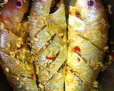 Hình bước làm 1 của món Cá hường chiên sả