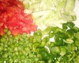 Pasta with vegetables and qeema recipe step 3 photo