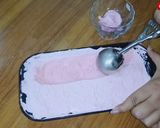 A picture of step 6 of Strawberry ice cream recipe | Ready only 3 ingredients.
