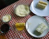 Foto langkah ke 3 dari resep Roti Tawar Isi Pisang Cokelat Keju.