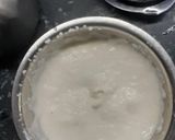 A picture of step 2 of Sago sama stuffed roll.