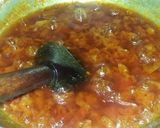 A picture of step 4 of Fry mong daal.
