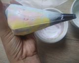 Foto langkah ke 7 dari resep Unicorn Pudding Cake with Vla Strawberry.