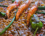 Foto del paso 5 de la receta: Arroz de gamba roja y pimiento de padrón