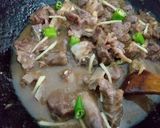 A picture of step 7 of Dunba shinwari karahi😋.