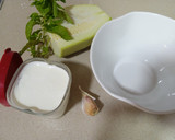 Foto del paso 1 de la receta: Salsa Tsatziki de calabacín
