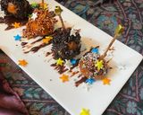 A picture of step 4 of Chocolatey Fruity Lollipop.