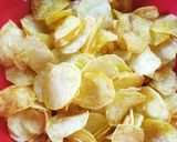 A picture of step 4 of Potatoe crisps.