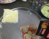 A picture of step 4 of Malai butter with tomato sandwich.