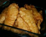 A picture of step 7 of Beer battered fish.