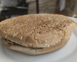Foto del paso 7 de la receta: Sándwich🍞de pollo🍗desmechado con yogur🥛y queso🥯🧀🧇
