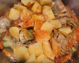 Foto del paso 2 de la receta Patatas con bacalao y huevos