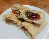รูปขั้นตอนการทำที่ 7 ของ Chicken wrap ตอติญ่าไก่