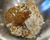 Granola airfryerben zabpehely nélkül, szénhidrátcsökkentett recept fázis 1 fotója