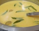 A picture of step 6 of Palak Pakoda Kadhi (Spinach Fritters Curry).