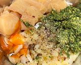 Une image de l'étape 1 de Ravioles au poulet et au pesto.