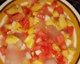A picture of step 1 of Fruit salad.