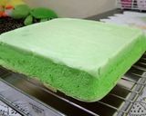 Foto langkah ke 7 dari resep Ogura Pandan Cake 💚.