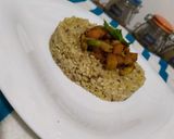 Foto del paso 4 de la receta: Arroz integral yamaní con salteado de verduras