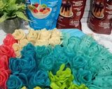 Foto langkah ke 4 dari resep Roti Jala Saus Kinca.