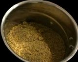 A picture of step 2 of Avakaai pickle (Andra mango pickle).