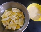 A picture of step 2 of Crispy Raw Banana Fritters.