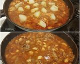 Foto del paso 7 de la receta Pollo con Patatas, Berenjenas y Cebolla en Caldo a la Siciliana