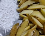 A picture of step 1 of Potato Wedges.
