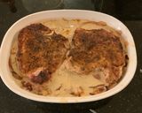 A picture of step 7 of Pork Chops and Scalloped Potatoes.