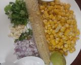 A picture of step 3 of Stir fried Sweet corn or Bhute ko Makai.