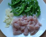 รูปขั้นตอนการทำที่ 1 ของ สปาเก็ตตี้ไก่พริกหวาน