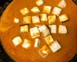 A picture of step 5 of Shahi Paneer.