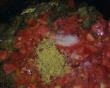 A picture of step 2 of Liver stew and onion rice.