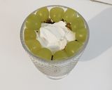 A picture of step 10 of Cotton Candy Grapes Parfait.