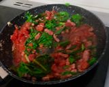 A picture of step 10 of Spinach Linguine.