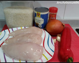Foto del paso 1 de la receta: Arroz con pollo al curry