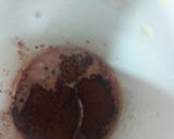A picture of step 2 of Custard coffee caramel pudding.