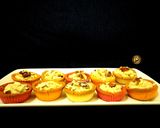A picture of step 9 of Baked Colourful Gujhiya Tart.