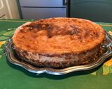 Une image de l'étape 16 de Flan pâtissier façon cheesecake aux pralines roses.