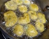 A picture of step 7 of Healthy karela pakoda.
