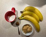 A picture of step 1 of Banana peanut nice cream🍌🥜.