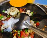 A picture of step 6 of Masala Khichdi.