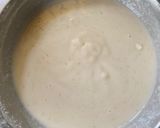A picture of step 2 of Patishapta with a spinach purée.