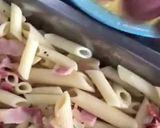 Foto del paso 11 de la receta Macarrones con bacon, y costra de huevos, quesos y bebida de avena