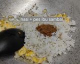 Gambar langkah 3 resipi Nasi Goreng Ikan Masin.