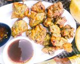A picture of step 4 of Palak aur Baingan ke Pakoray.